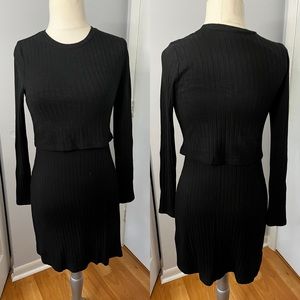 A&F black sweater dress. Size S